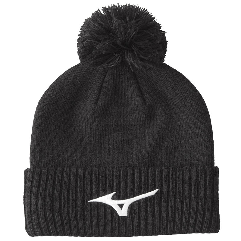 Mizuno Crested Bobble Hat - Black