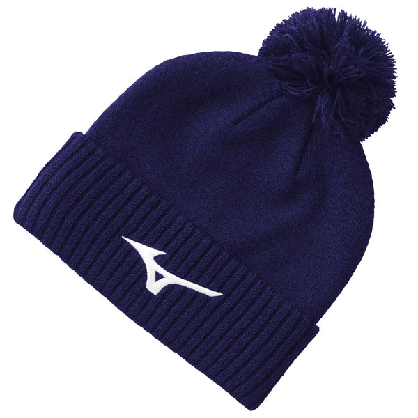 Mizuno Crested Bobble Hat - Navy