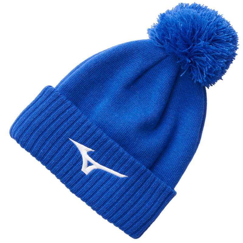 Mizuno Crested Bobble Hat - Blue