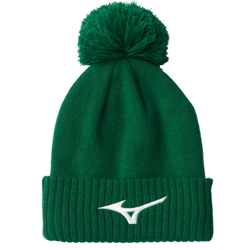 Mizuno Crested Bobble Hat - Green