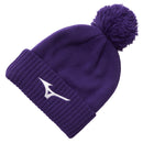 Mizuno Crested Bobble Hat - Purple