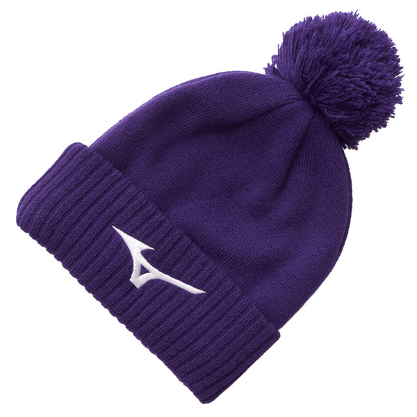 Mizuno Crested Bobble Hat - Purple