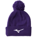 Mizuno Crested Bobble Hat - Purple