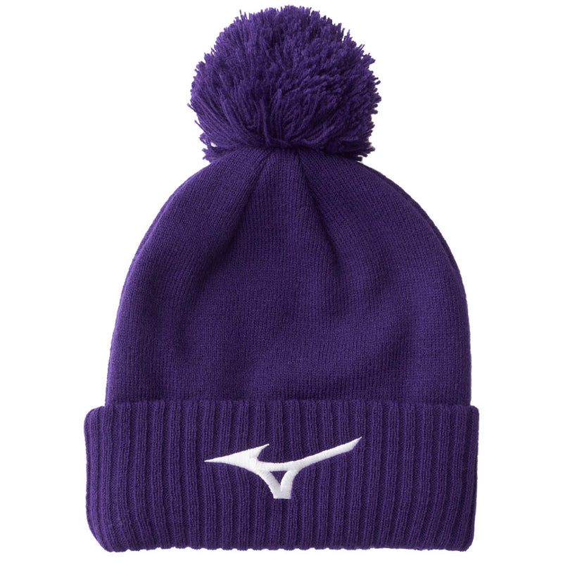 Mizuno Crested Bobble Hat - Purple