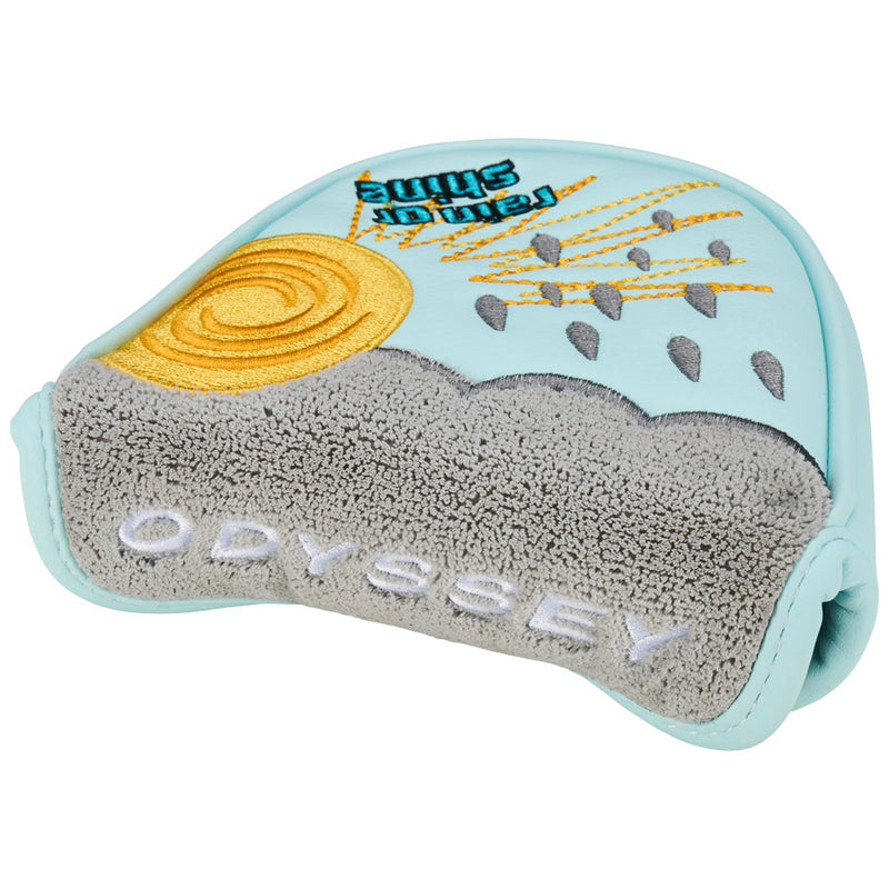 Odyssey Rain or Shine Mallet Headcover - White/Blue