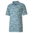Puma Cloudspun Camo Polo Shirt - Milky Blue