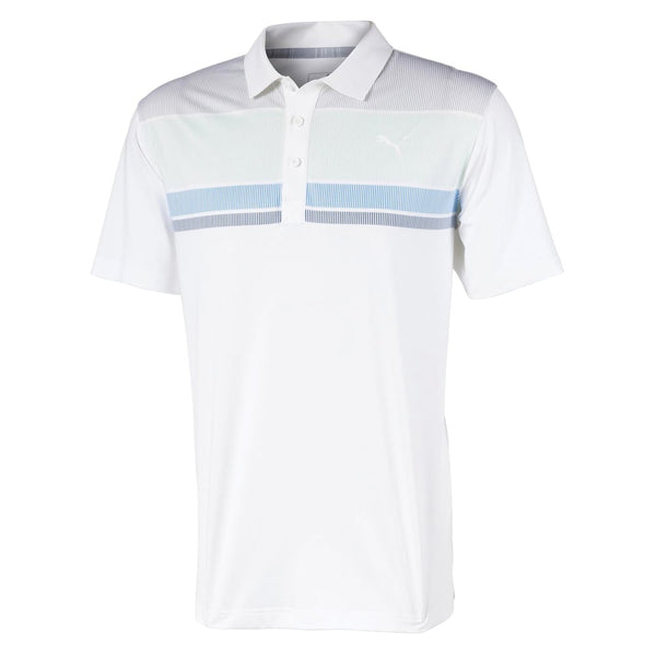 Puma Road Map Polo Shirt - Mist Green/Ibiza Blue