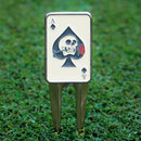 Skins Golf Ace of Skulls Pitch Mark Repairer
