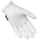 Lyle & Scott Cabretta Leather Glove - White
