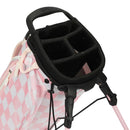 Sunday Golf El Camino Stand Bag - Pink & White Checker