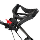 Masters Golf 5 Series 3-Wheel Push Trolley – Black