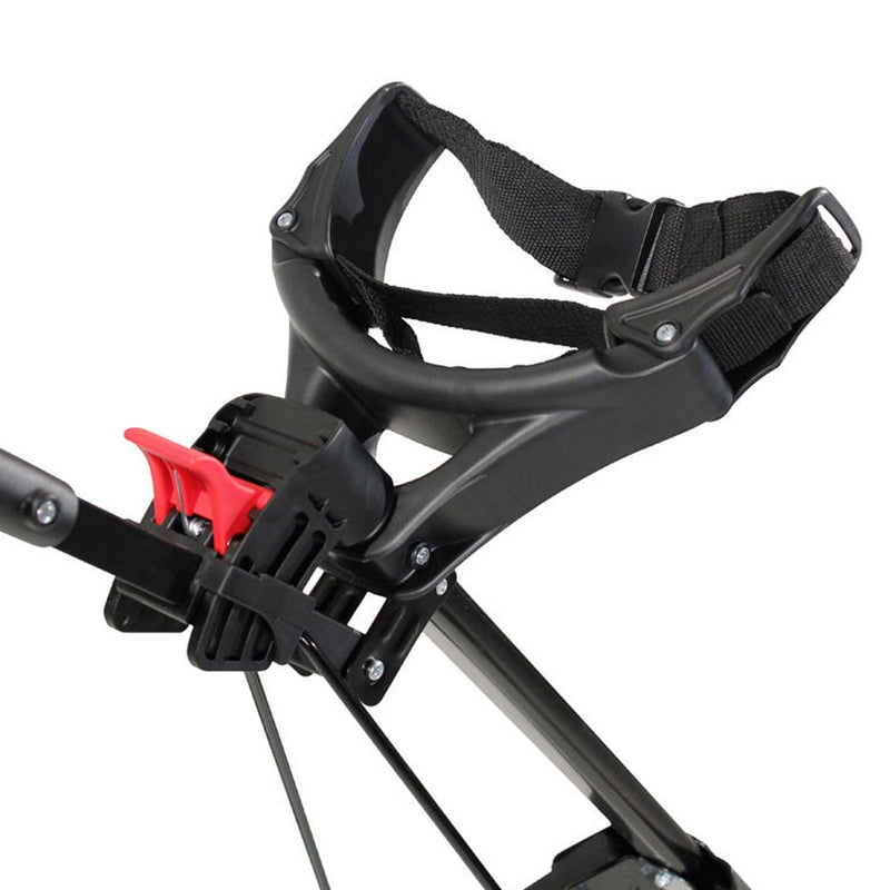 Masters Golf 5 Series 3-Wheel Push Trolley – Black