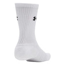 Under Armour Performance Cotton 3-Pack Crew Socks - White/Black/Grey