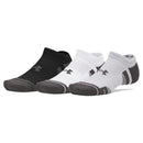 Under Armour Performance Tech No Show Socks (3 Pairs) - Mod Grey/White/Jet Grey