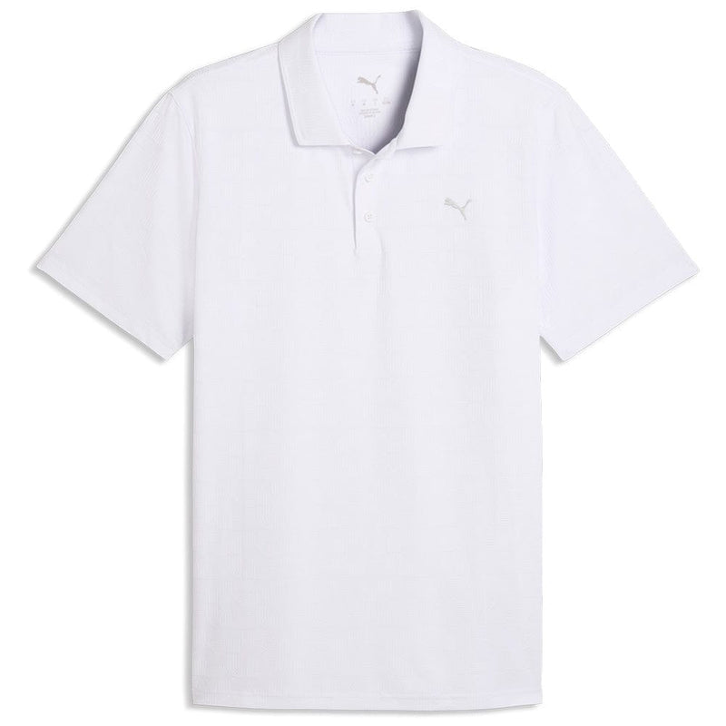 Puma MATTR Deco Jacquard Polo Shirt - White Glow