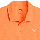 Puma MATTR Deco Jacquard Polo Shirt - Melon Glow