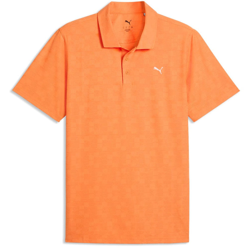 Puma MATTR Deco Jacquard Polo Shirt - Melon Glow