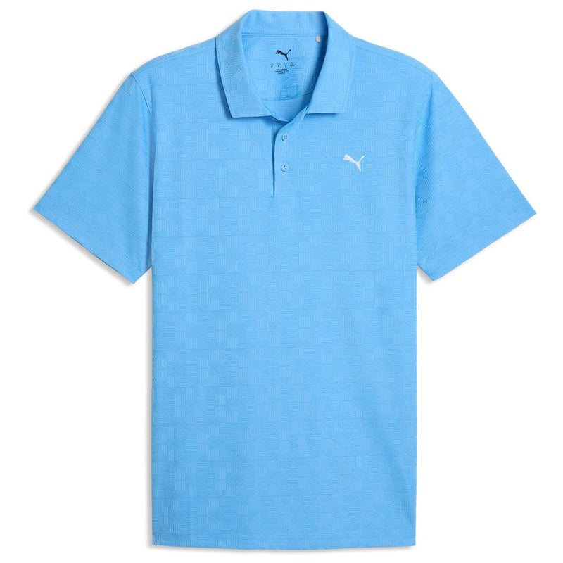 Puma MATTR Deco Jacquard Polo Shirt  - Team Light Blue