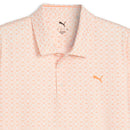 Puma MATTR Scallop Polo Shirt - Warm White/Melon Glow