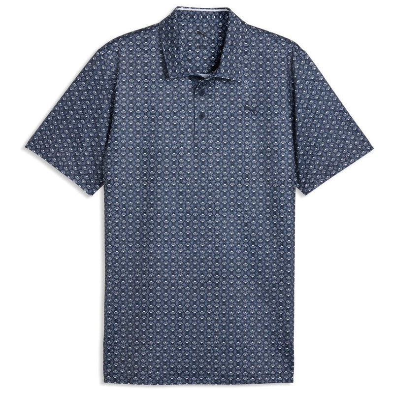 Puma MATTR Scallop Polo Shirt - Deep Navy/White Glow