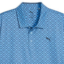 Puma MATTR Scallop Polo Shirt  - Team Light Blue/Deep Navy
