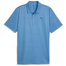 Puma MATTR Scallop Polo Shirt  - Team Light Blue/Deep Navy