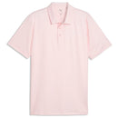 Puma MATTR Scallop Polo Shirt - Rose Blossom/White Glow