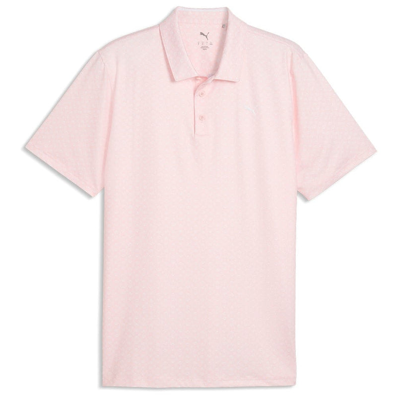 Puma MATTR Scallop Polo Shirt - Rose Blossom/White Glow