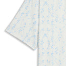 Puma Cloudspun Argyle Bloom Polo Shirt  - Warm White/Team Light Blue