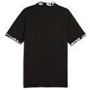 Puma Modalon Floral Rib Polo Shirt  - Puma Black/Rose Blossom