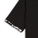 Puma Modalon Floral Rib Polo Shirt  - Puma Black/Rose Blossom