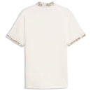 Puma Modalon Floral Rib Polo Shirt  - Warm White/Ice Coffee