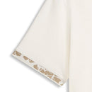 Puma Modalon Floral Rib Polo Shirt  - Warm White/Ice Coffee