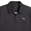 Puma Pure 2.0 Geo Diamond Polo Shirt - Puma Black/Shady Gray