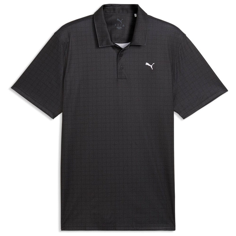 Puma Pure 2.0 Geo Diamond Polo Shirt - Puma Black/Shady Gray