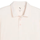 Puma Pure 2.0 Geo Diamond Polo Shirt - Warm White/Rose Blossom