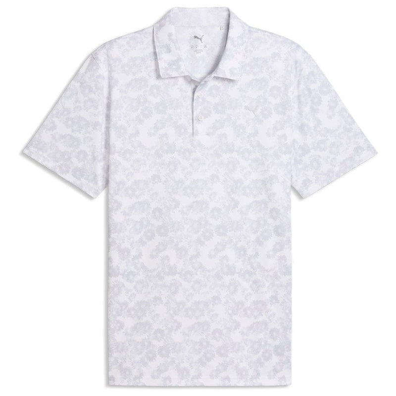 Puma Pure 2.0 Floral Polo Shirt - White Glow