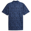 Puma Pure 2.0 Floral Polo Shirt - Deep Navy
