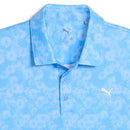 Puma Pure 2.0 Floral Polo Shirt - Team Light Blue