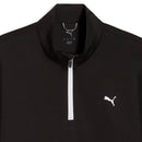 Puma Pure 3.0 Texture 1/4 Zip Pullover - Puma Black/White Glow