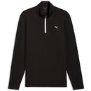 Puma Pure 3.0 Texture 1/4 Zip Pullover - Puma Black/White Glow