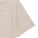 Puma Cloudspun Mono Check Polo Shirt  - White Glow/Ice Coffee