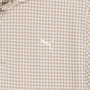 Puma Cloudspun Mono Check Polo Shirt  - White Glow/Ice Coffee