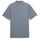Puma Cloudspun Mono Check Polo Shirt - White Glow/Deep Navy