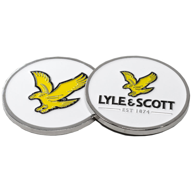 Lyle & Scott Argyle Links Pouch Gift Set - White/Black