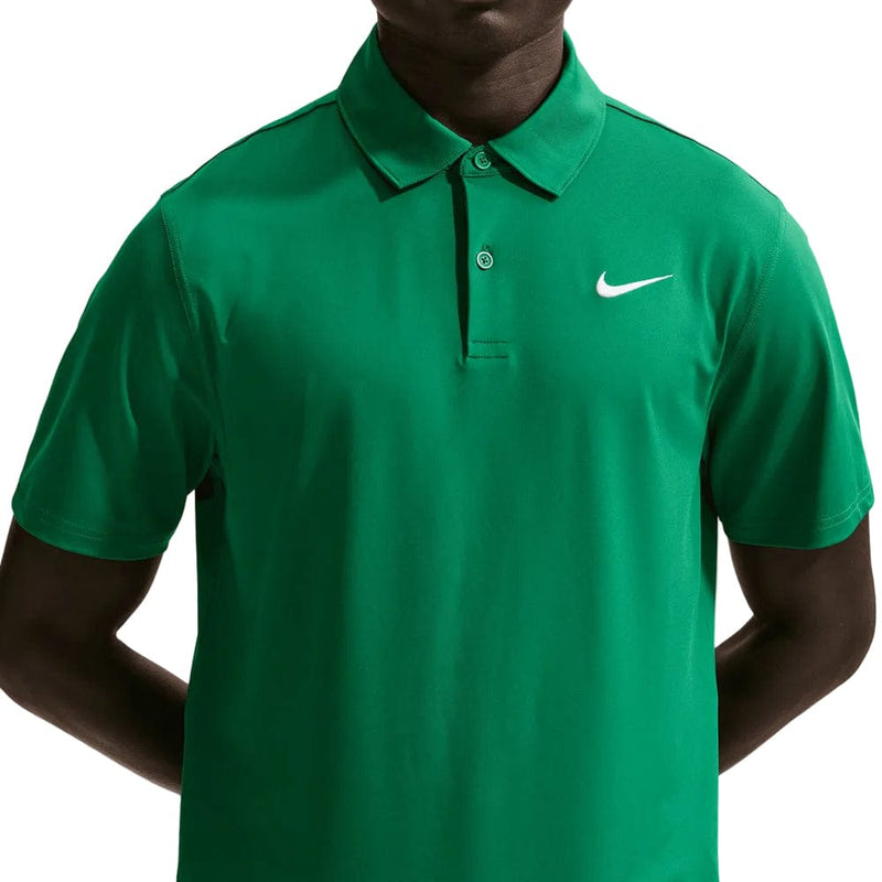 Nike Dri-Fit Velocity Solid Polo Shirt - Malachite/White