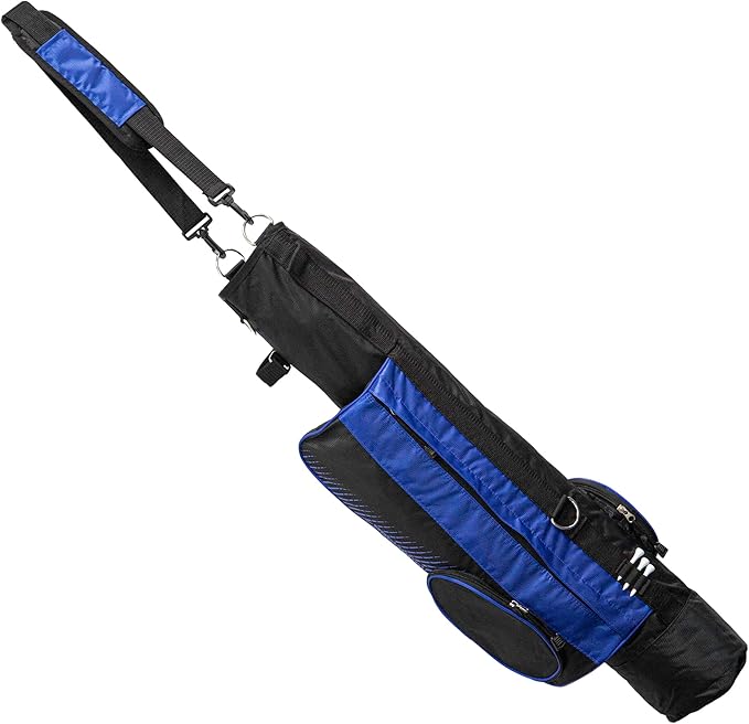 Longridge 5 Inch Pencil Bag - Black/Blue