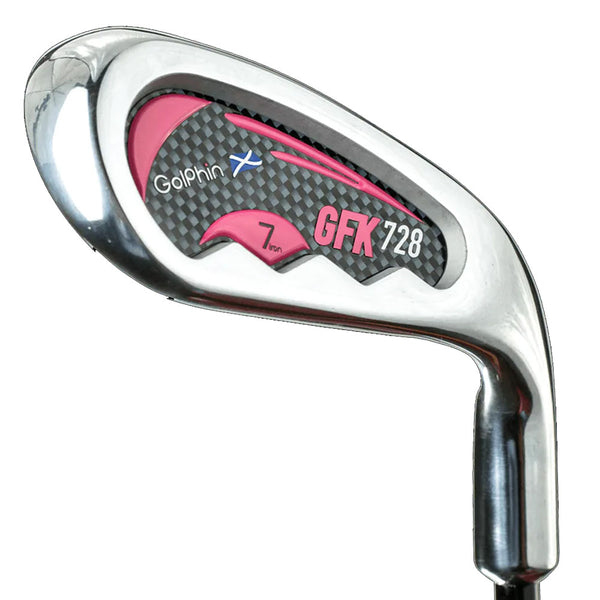 GolPhin GFK 728 Junior 7 Iron (Ages 7-8) - Pink