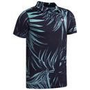 Under Armour Boys Matchplay Printed Polo Shirt - Midnight Navy/Blue Haze/White