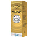 Callaway Chrome Tour Triple Track Golf Balls - White - 12 Pack